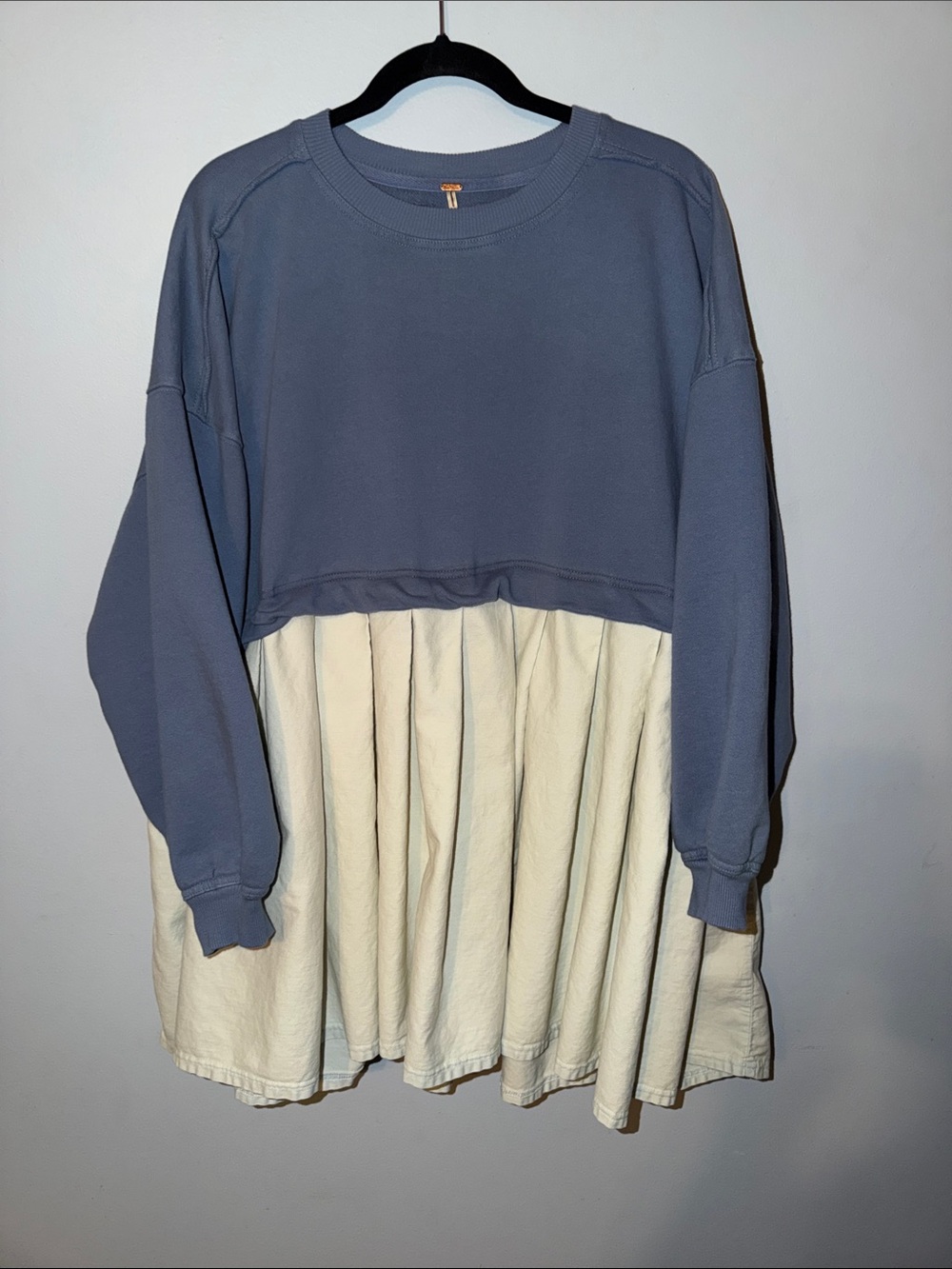 Free People Elenor Sweatshirt Tunic Dress